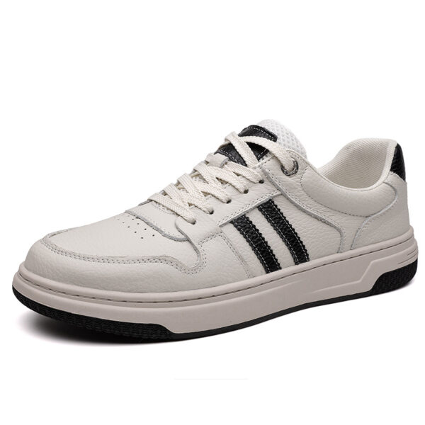 genuine leather casual men's shoes